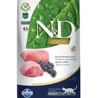 N&D PRIME CAT Lamb & Blueberry Gramáž 1,5kg, Stáří Adult
