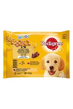 Junior pouch chicken beef rice in jelly 4x100g