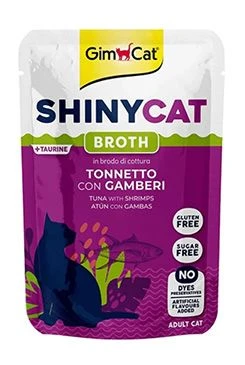 ShinyCat pouch tuna with shrimp in broth Gramáž 70g