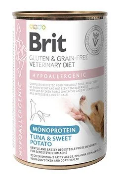 Brit VD Dog GF konz Mono Protein Hypoall. Tuna Gramáž 400g
