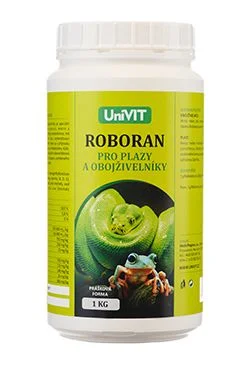 para reptiles y anfibios Gramáž 1kg
