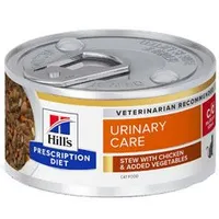 Hill's Fel. PD C D UrinaryStress Chicken & Veg Stew Can Gramáž 82g