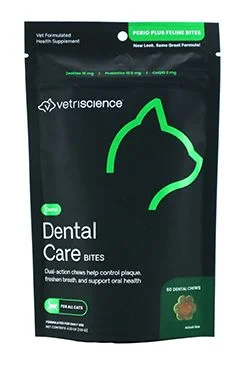 VetriScience Perio Plus Feline trocitos dentales para gatos Počet 60ks