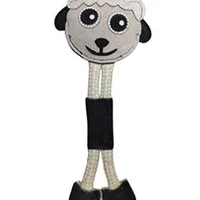 Dog Toy Sheep Colourful Leather 24x10cm
