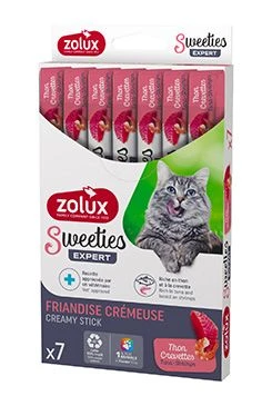 Snack para gatos SWEETIES atún y gambas Počet 7ks