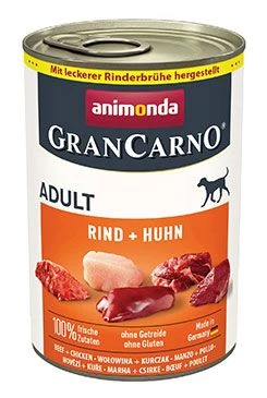 Animonda GRANCARNO konz. hovězí kuřecí Gramáž 400g, Stáří Adult