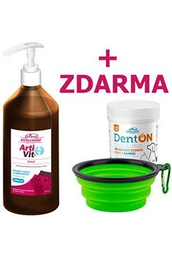 VITAR ArtiVit Syrup + DentON 100g + travel bowl Objem 1000ml