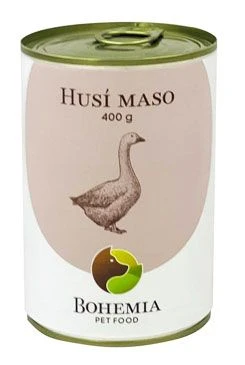 BOHEMIA MASO Oca en su propio jugo Gramáž 400g