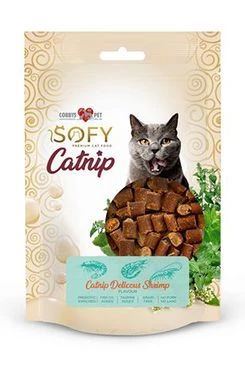 Cat Treat SOFY Catnip Delicious Shrimp Gramáž 50g