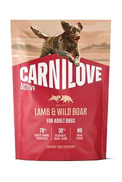 Carnilove Dog Active Dry Lamb&Wild Boar AB Gramáž 1,5kg, Stáří Adult
