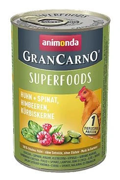 dog GRANCARNO can Superfoods chicken Gramáž 400g