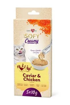 Pochoutka Cat SOFY Creamy Caviar&Chicken 5x10g