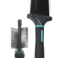 ANAH Flexible Double-Sided Detangling Brush, size M for dogs