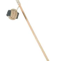 GRIBOUILLE Cat Teaser Wand with Ball, Grey