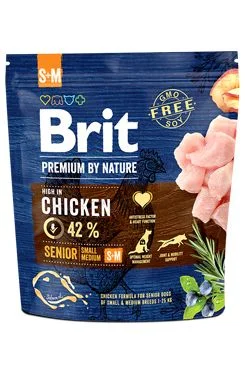 Brit Premium Dog by Nature S+M Gramáž 1kg, Stáří Senior