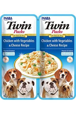 Dog Twin Packs Pollo y Verd. y Queso en Caldo 2x40g