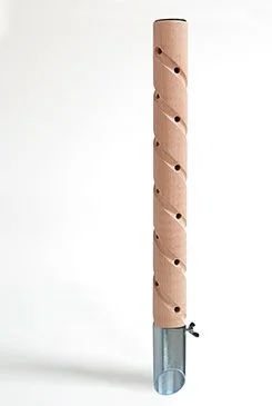 Urinario para perros con ranurado en espiral Estaca galvanizada N.º 3