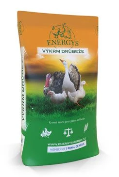 Pienso para pollos ENERGYS Broiler Mini Forte Gramáž 25kg