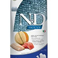 N&D OCEAN DOG M L Salmon & Cod & Melon Gramáž 12kg, Stáří Adult
