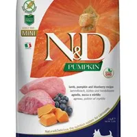 N&D Pumpkin DOG Mini Lamb & Blueberry Gramáž 800g, Stáří Adult