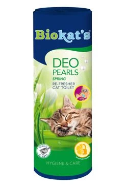 Biokat's DEO Pearls White Flowers Litter Box Deodorizer Gramáž 700g