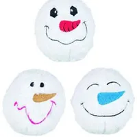 Juguete navideño pelotas de nieve de peluche con sonido TR Rozměr 10cm
