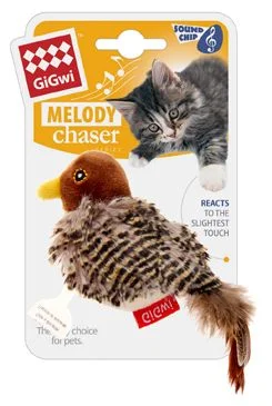 Cat Toy Melody Chaser Bird with Sound Chip