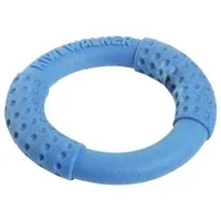Dog Toy RING MINI Floating & Flying TPR Blue Kiwi