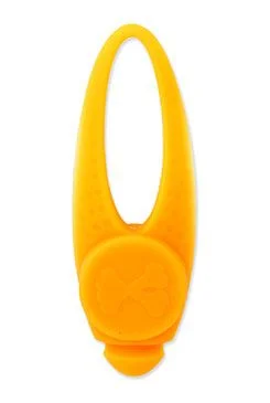 Přívěsek na obojek Dog Fantasy LED silikon oranž Rozměr 8cm