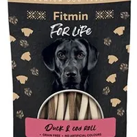FL snack para perros Barrita de pato con bacalao Gramáž 200g