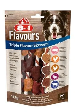 Flavours Triple Flav. Skewers Treat Gramáž 113g, Počet 6ks