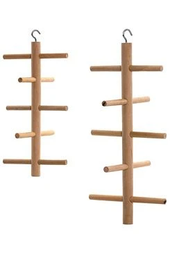 Wooden Hanging Climbing Toy for Birds & Small Rodents KAR Rozměr 25cm