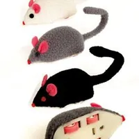 Cat Toy Super Fast Wind-Up Plush Mouse KAR