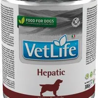 Vet Life Natural DOG can Hepatic Gramáž 300g