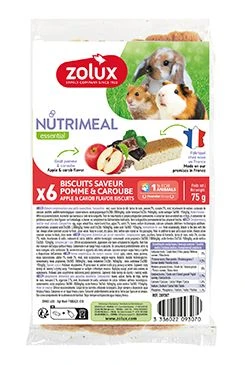 Snack NUTRIMEAL Cookies para roedores manzana y algarroba Počet 6ks