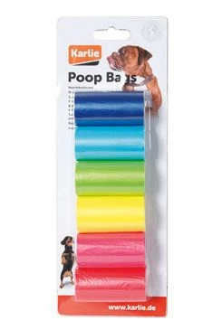 Dog Poop Bags 6x20pcs Rainbow KAR