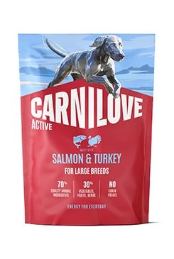 Carnilove Dog Active Dry Salmon&Turkey Gramáž 1,5kg, Stáří Adult