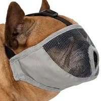 Bozal para razas de hocico corto S poliéster gris TR Rozměr 23cm