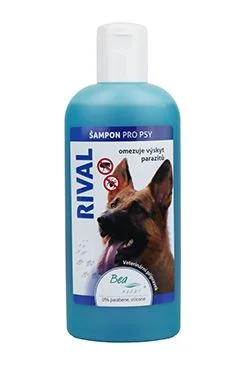 Champú antiparasitario Rival para perros Objem 200ml