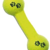 Dog Toy Tennis Dumbbell Yellow KAR Rozměr 20cm