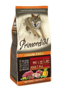 Primordial Dog GF Buffalo&Mackerele Gramáž 12kg, Stáří Adult