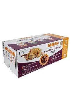 Cat Delights pouch Land&Sea in gravy 48x85g Stáří Adult
