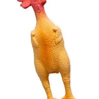 Dog Toy Squeaky Latex Chicken KAR Rozměr 25cm