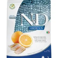 N&D OCEAN DOG Mini Arenque y Naranja Gramáž 2,5kg, Stáří Adult
