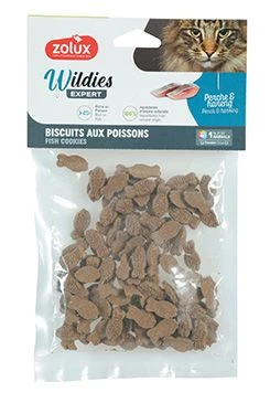 Snack para gato WILDIES galletas de pescado Gramáž 50g