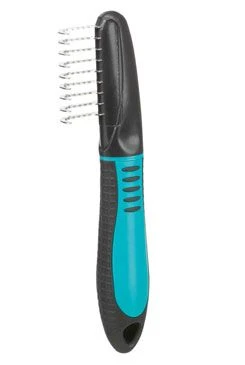 Dematting Comb with Curved Teeth and Non-Slip Handle 3.5x18cm TR