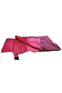 Colchoneta y manta de dormir 2 en 1 BIVOUAK roja