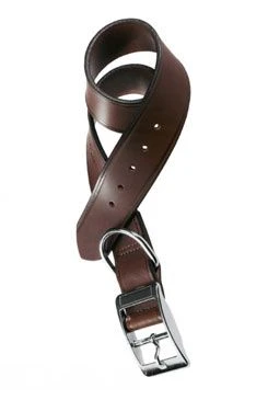 Leather Collar VIP C 35cm x 15mm Brown FP Počet 1ks