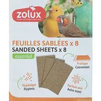 Alfombrillas de arena para pájaros S 36x21cm Počet 8ks