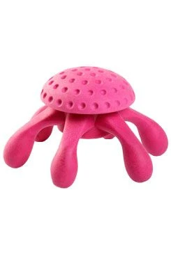 Juguete perro OCTOPUS MAXI flotante de TPR rosa Kiwi